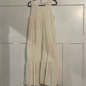 Off White Tiered Sundress “A New Day” (Target Brand) Gently Worn